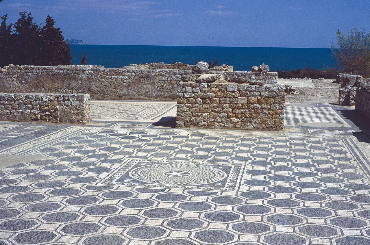 Roman Times: The beautiful mosaics of Empúries